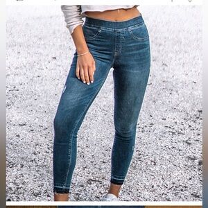 Spanx skinny jeans leggings size small